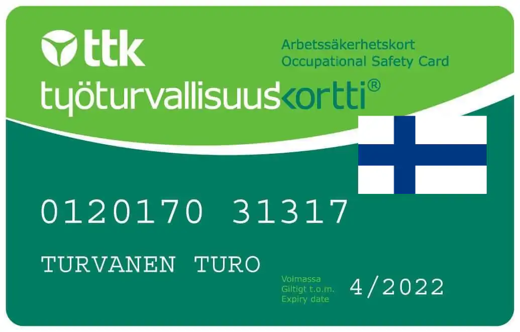 Työturvallisuuskortti netissä, Verkkokurssi
