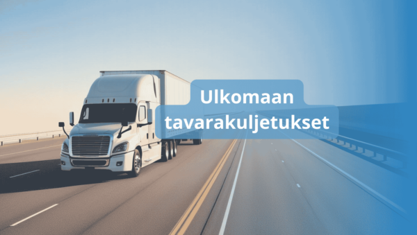 Ulkomaan tavarakuljetukset