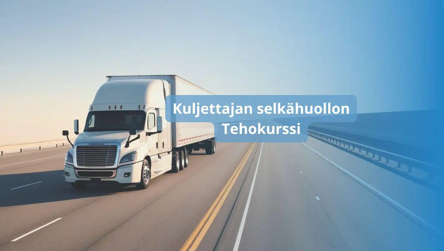 Kuljettajan selkähuollon tehokurssi